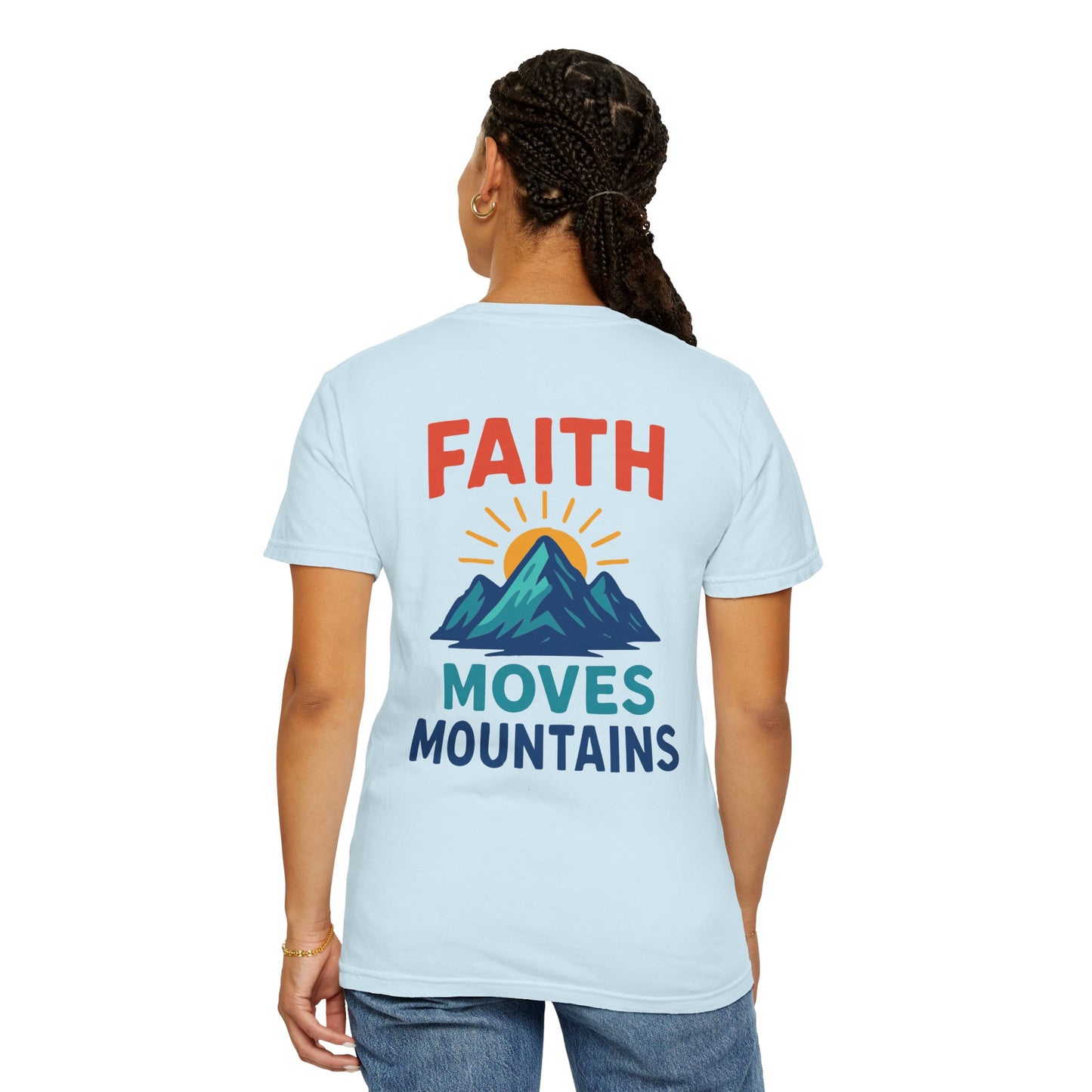 Inspirational Unisex T-Shirt - 'Faith Moves Mountains'