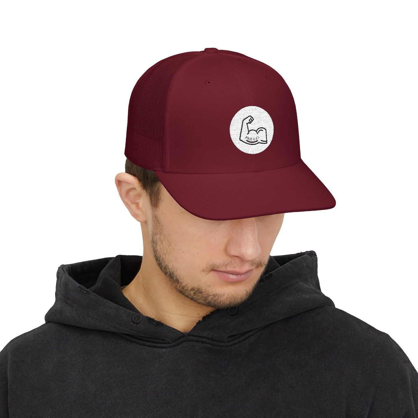 Muscle Flex Phil 4:13 Snapback Trucker Cap