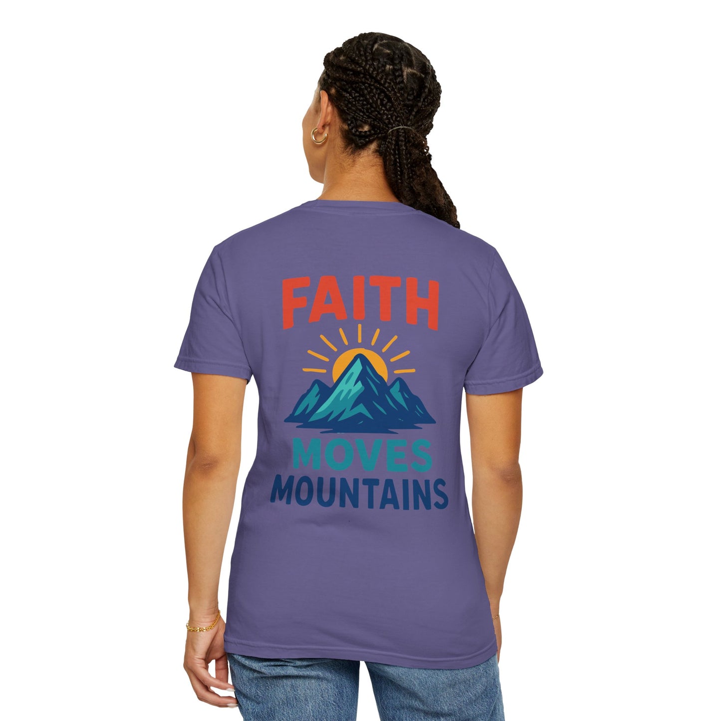 Inspirational Unisex T-Shirt - 'Faith Moves Mountains'