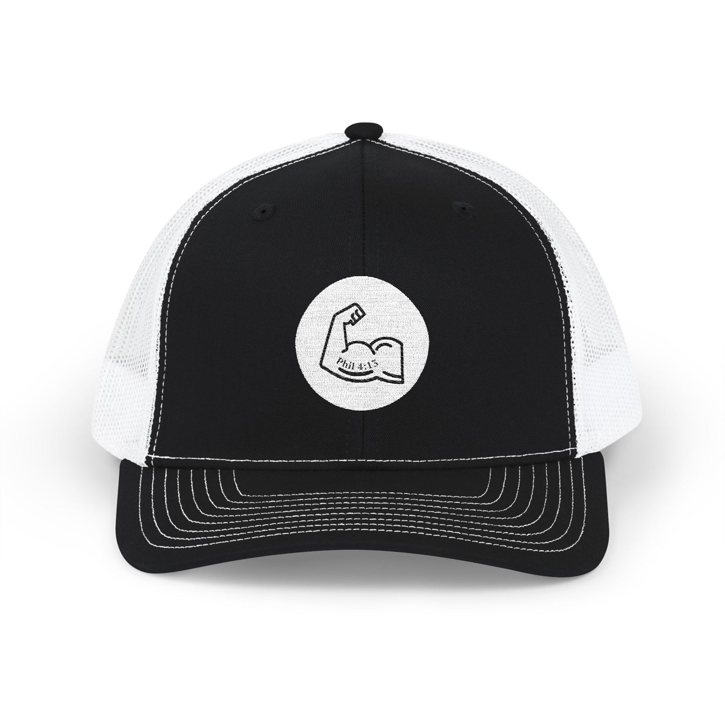 Muscle Flex Phil 4:13 Snapback Trucker Cap