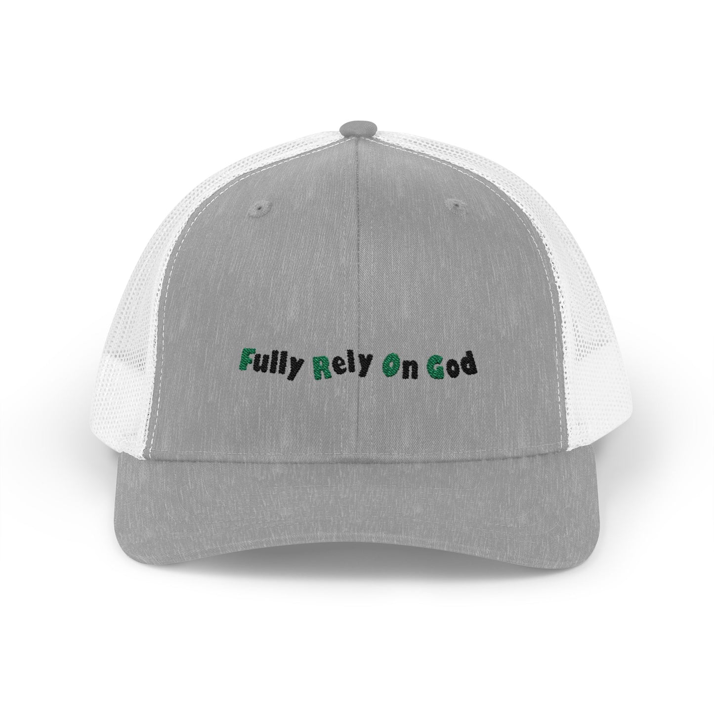 Fully Rely On God Snapback Trucker Cap