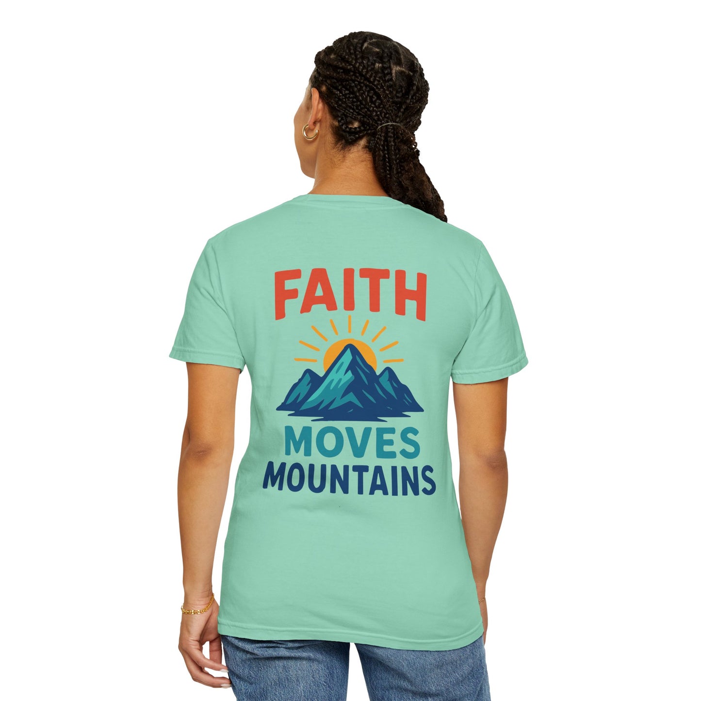 Inspirational Unisex T-Shirt - 'Faith Moves Mountains'