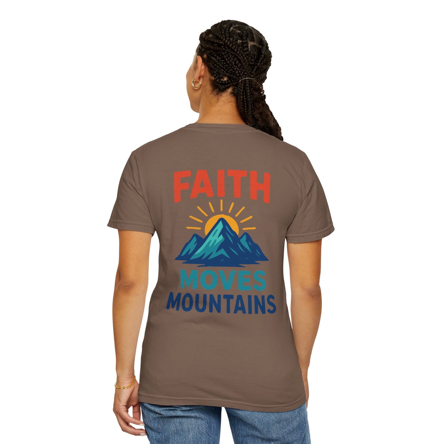 Inspirational Unisex T-Shirt - 'Faith Moves Mountains'