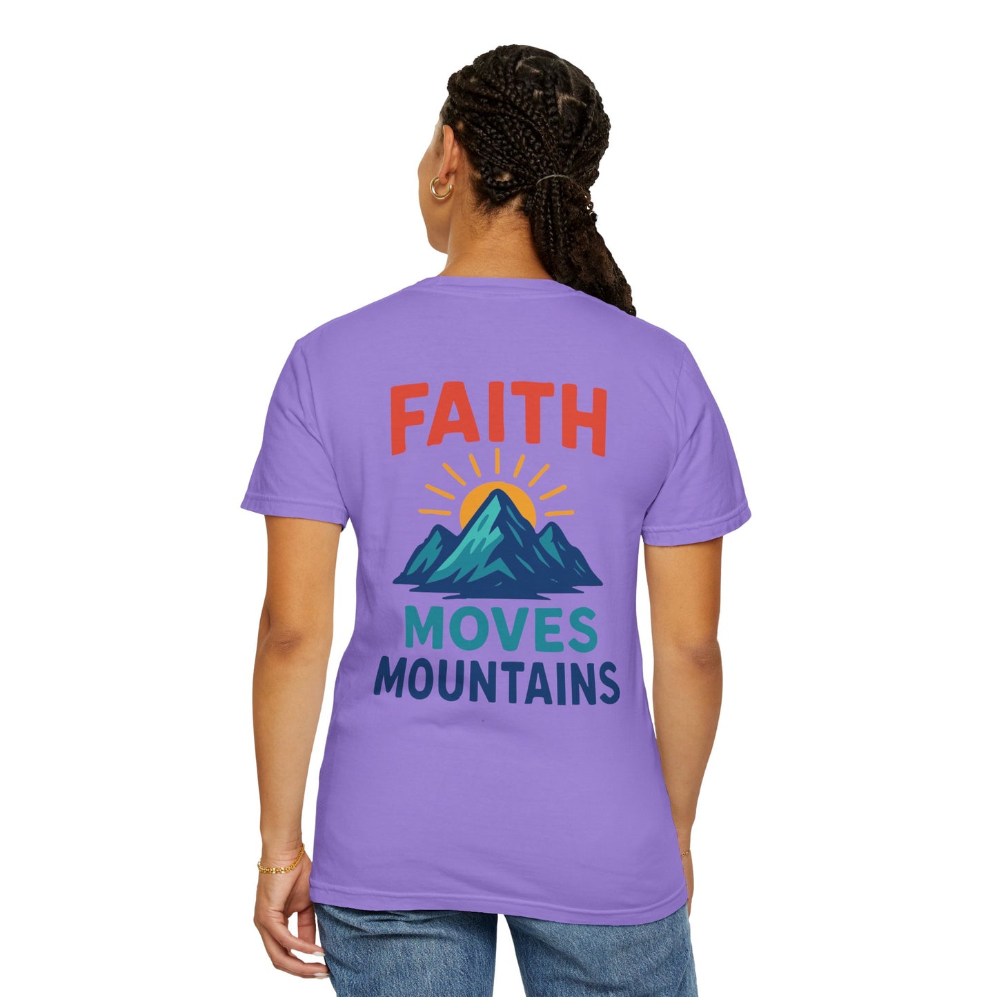 Inspirational Unisex T-Shirt - 'Faith Moves Mountains'