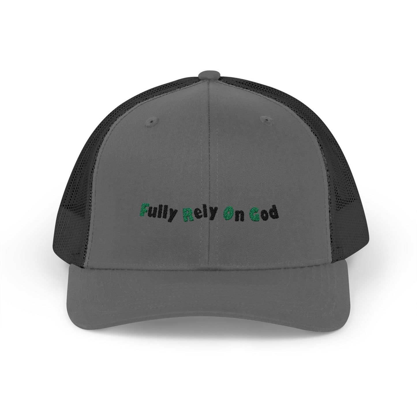 Fully Rely On God Snapback Trucker Cap