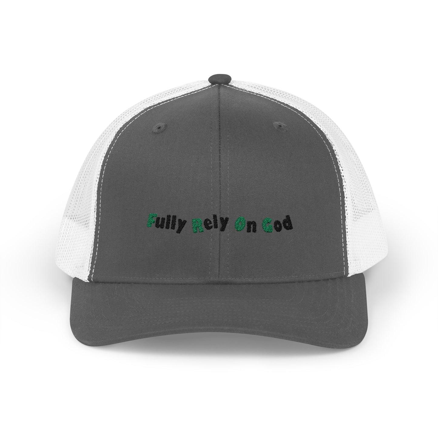Fully Rely On God Snapback Trucker Cap