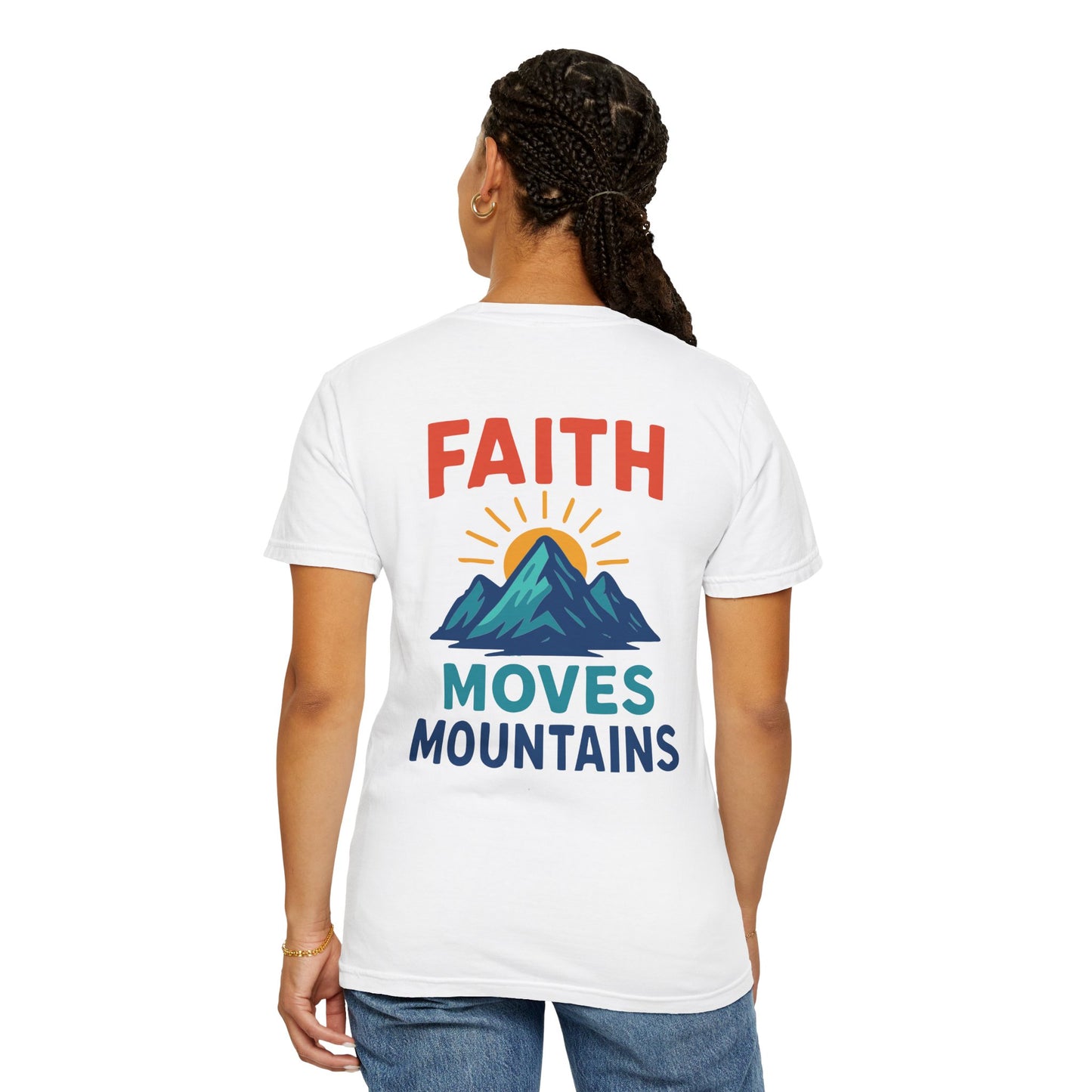 Inspirational Unisex T-Shirt - 'Faith Moves Mountains'