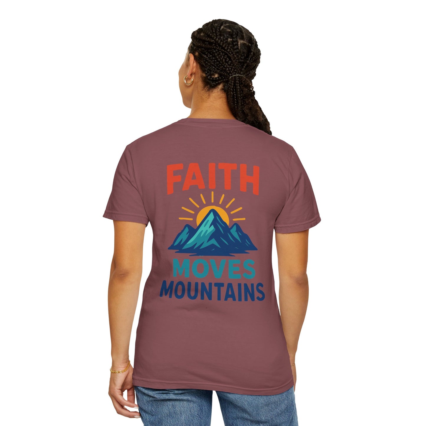 Inspirational Unisex T-Shirt - 'Faith Moves Mountains'