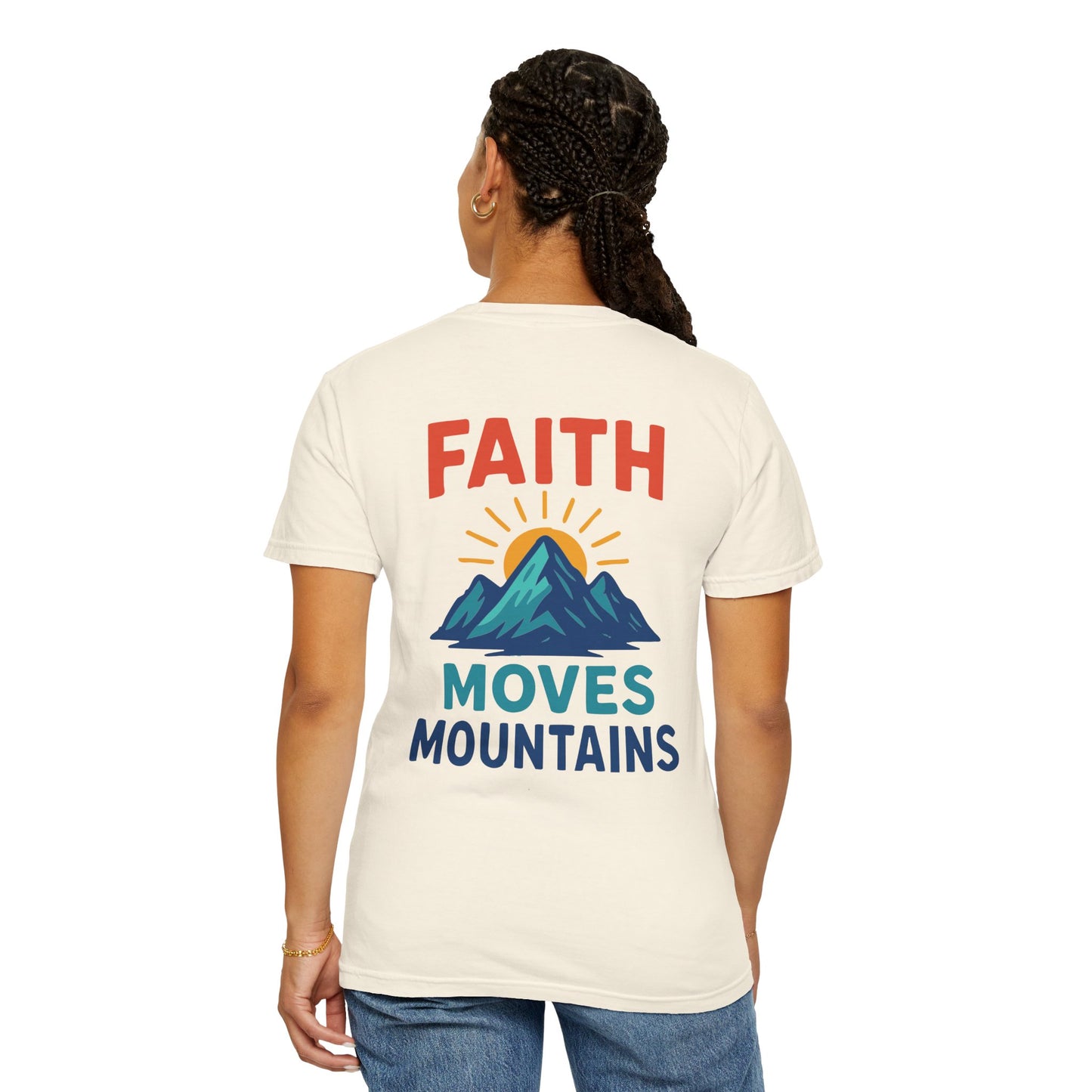 Inspirational Unisex T-Shirt - 'Faith Moves Mountains'
