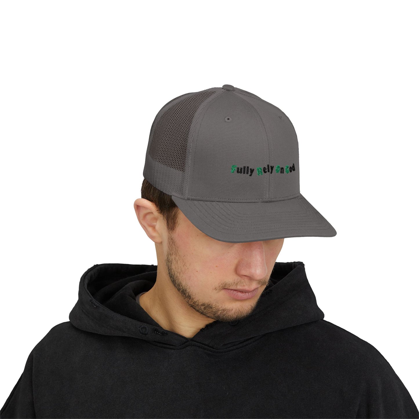 Fully Rely On God Snapback Trucker Cap