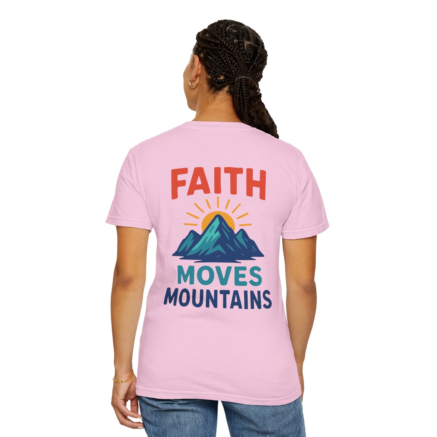 Inspirational Unisex T-Shirt - 'Faith Moves Mountains'