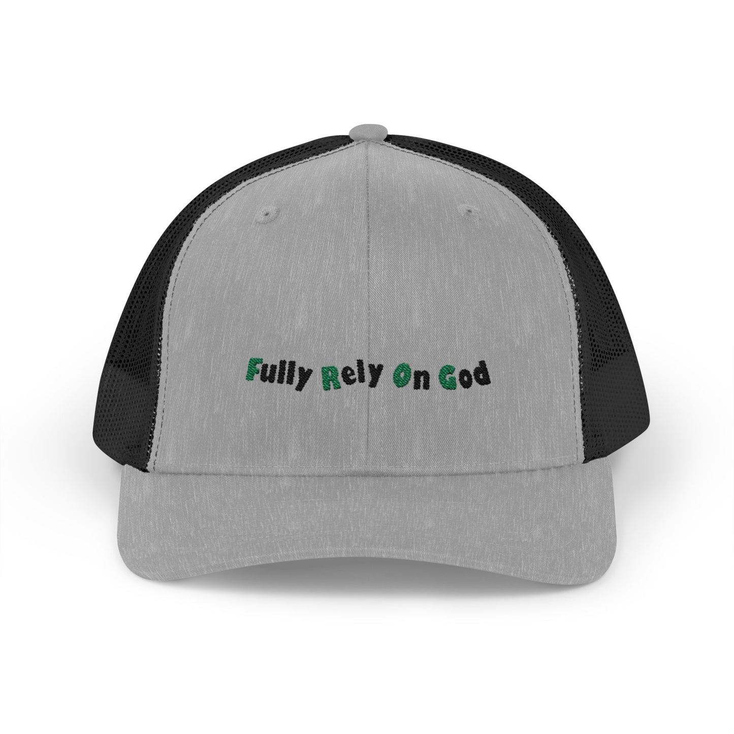 Fully Rely On God Snapback Trucker Cap