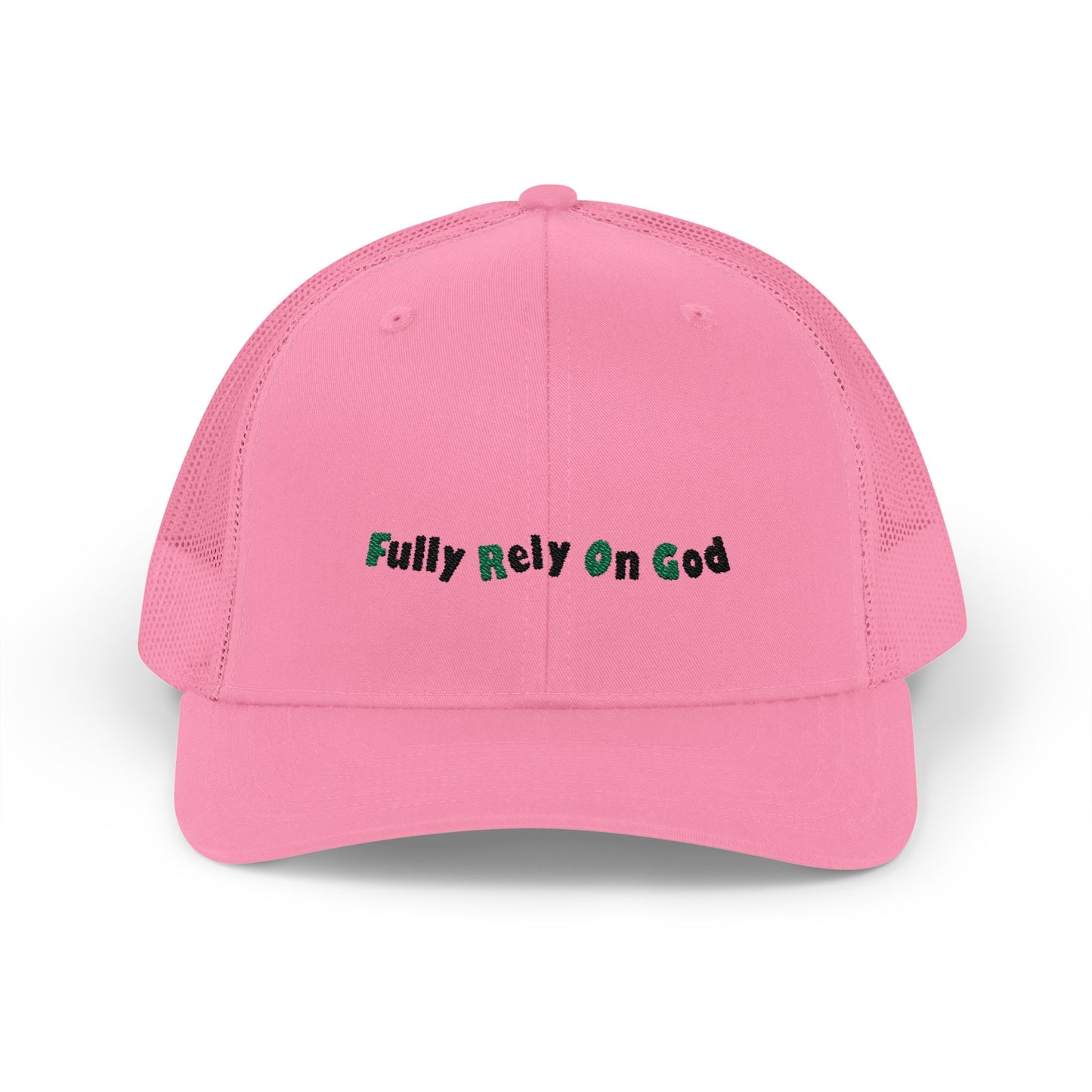 Fully Rely On God Snapback Trucker Cap