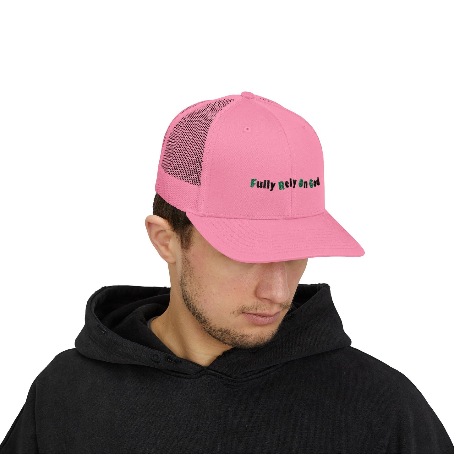 Fully Rely On God Snapback Trucker Cap