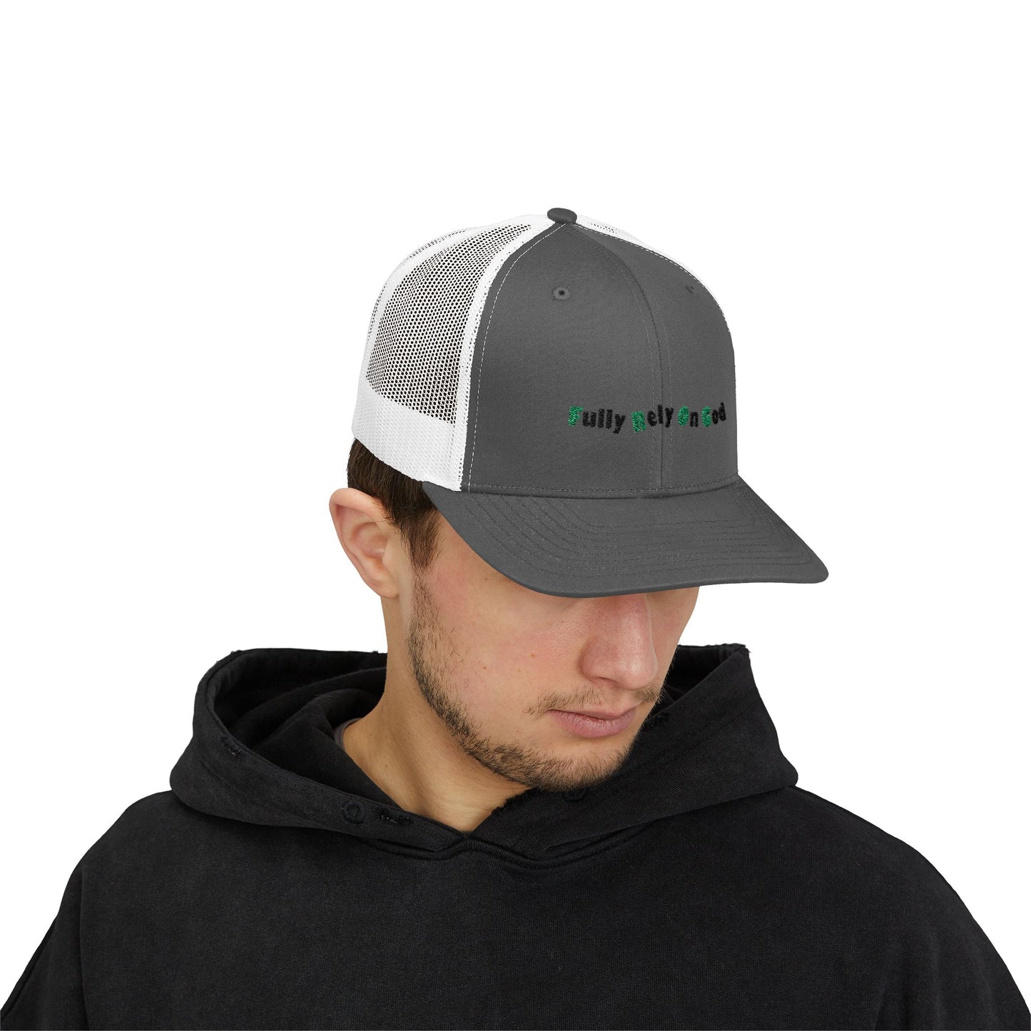 Fully Rely On God Snapback Trucker Cap