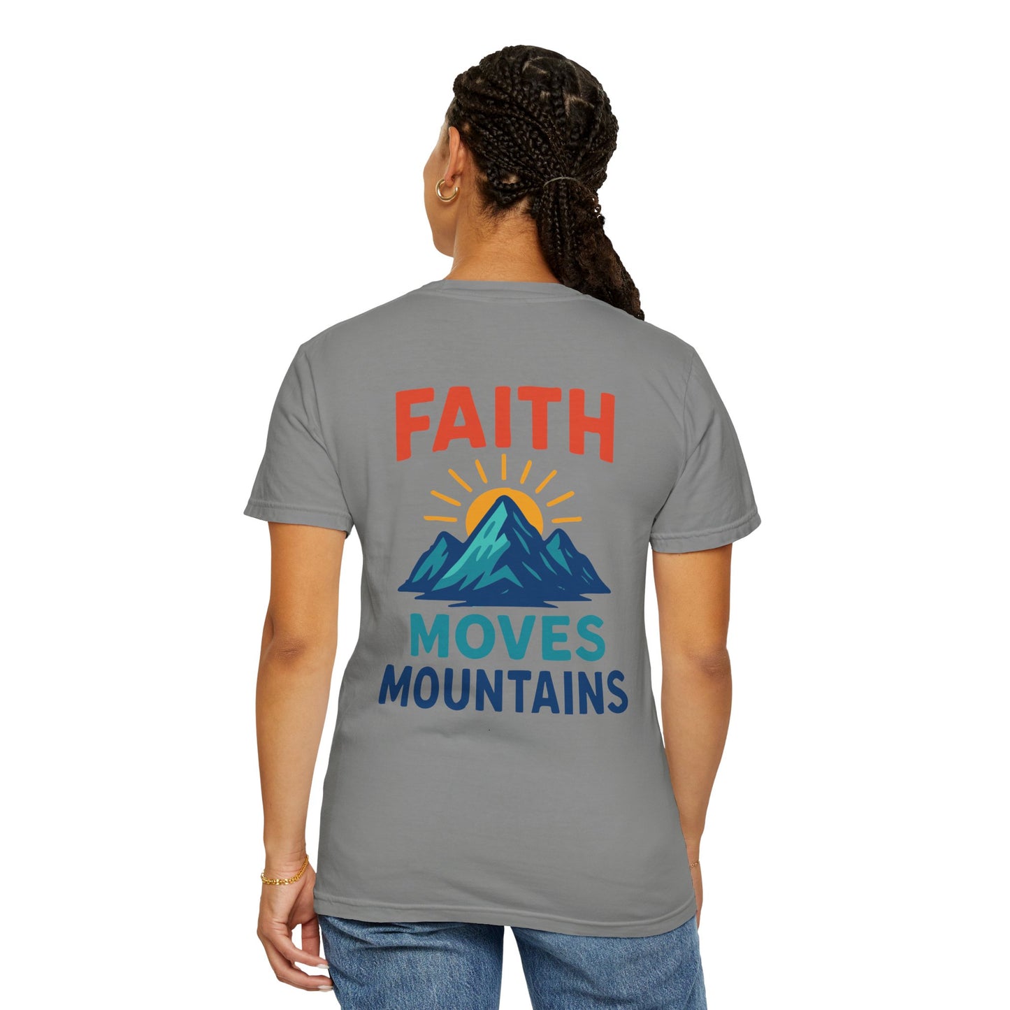 Inspirational Unisex T-Shirt - 'Faith Moves Mountains'