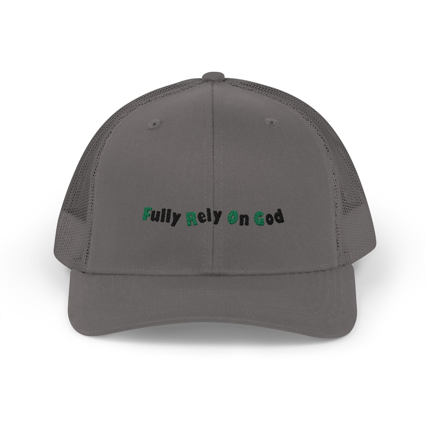 Fully Rely On God Snapback Trucker Cap