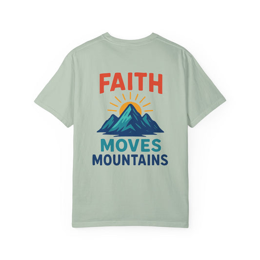 Inspirational Unisex T-Shirt - 'Faith Moves Mountains'