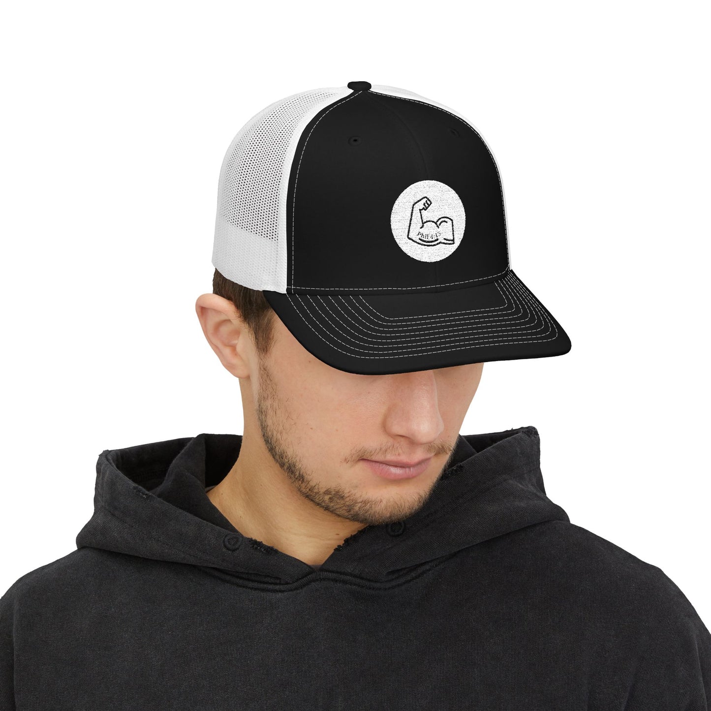 Muscle Flex Phil 4:13 Snapback Trucker Cap